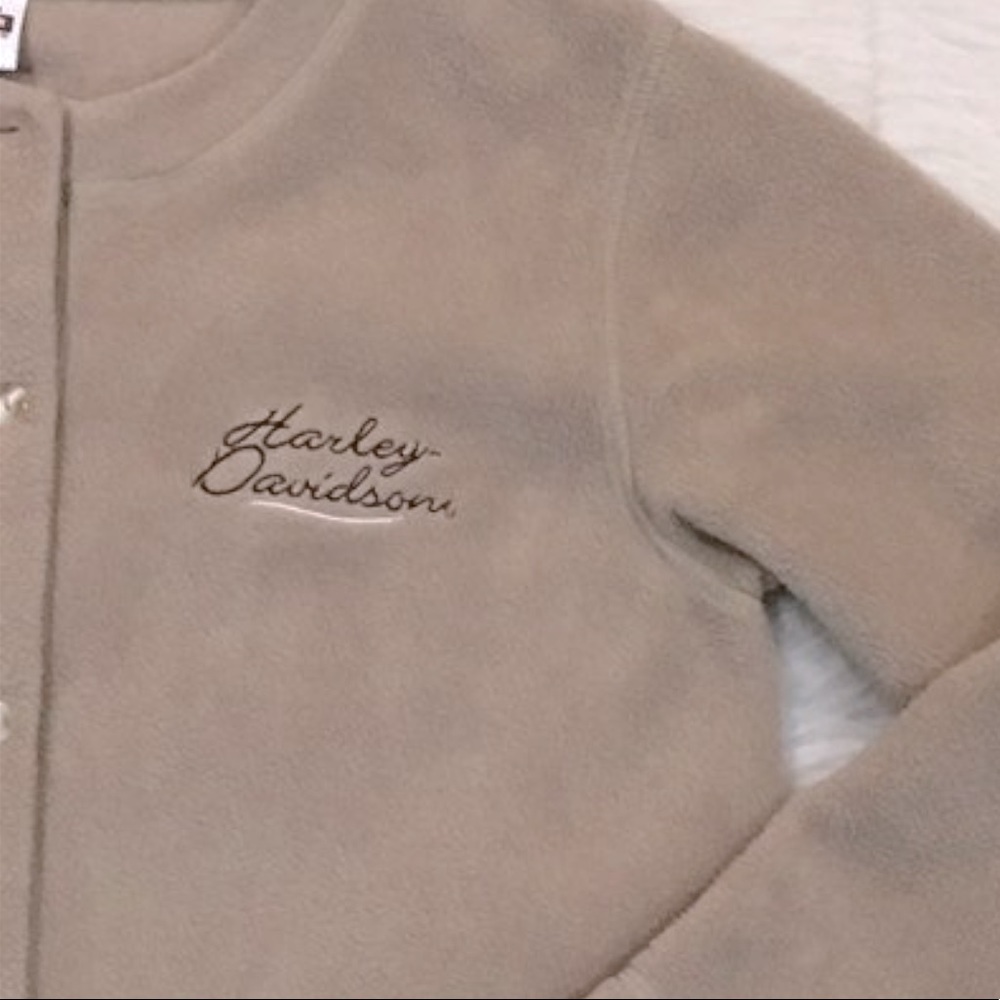 Harley-Davidson chunky button up sweater - Picture 3 of 6